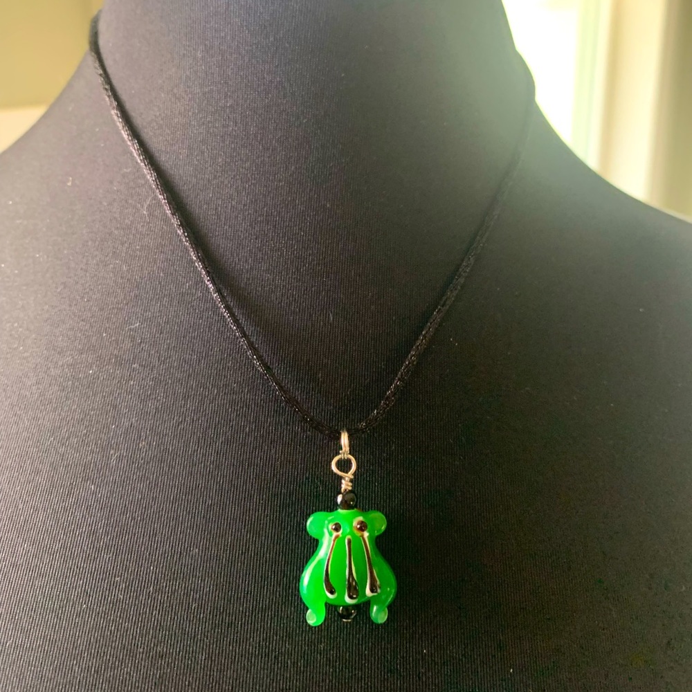 Frog necklace